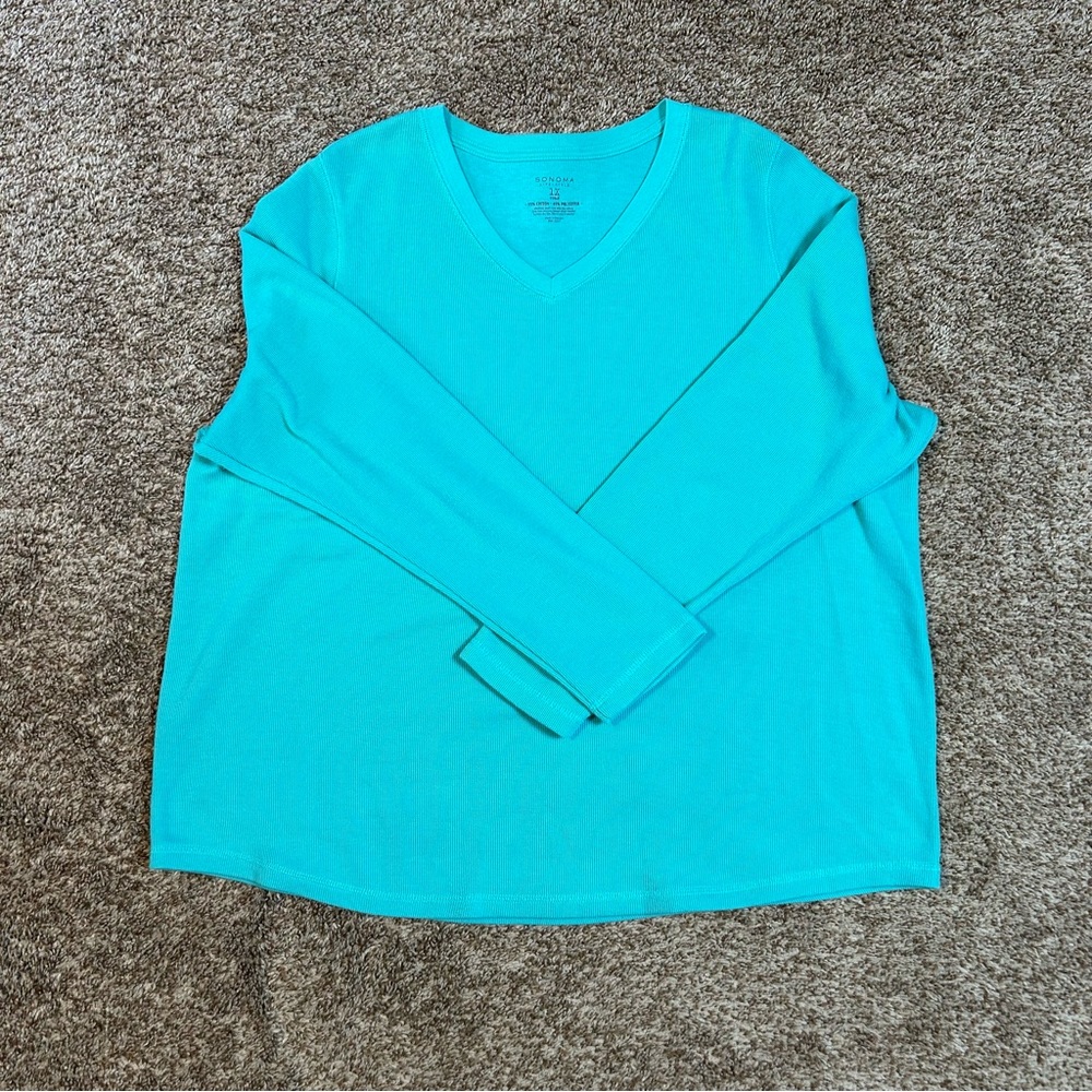 Sonoma Knit Long Sleeved Top
